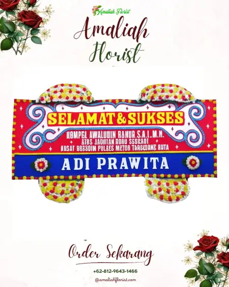 Papan Bunga Ucapan Selamat Aek Manis