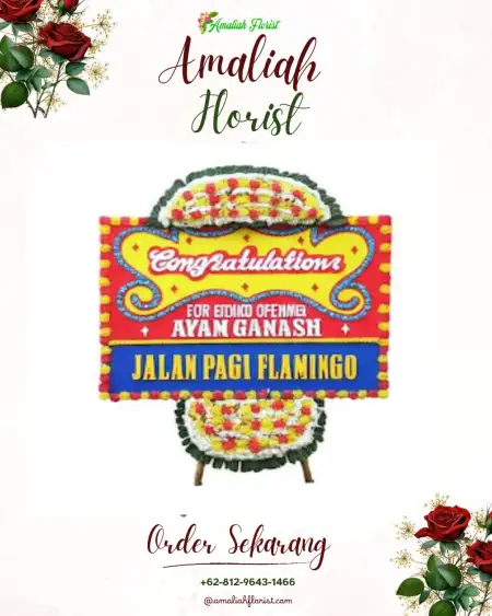Sewa Papan Bunga Aek Manis